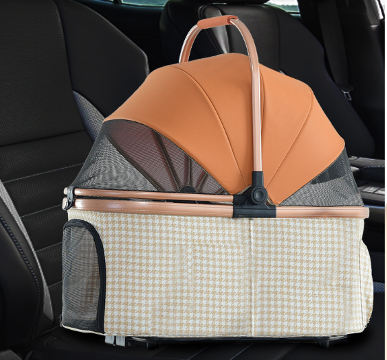 BNDC Medium Pet Stroller for Large Dogs, Foldable